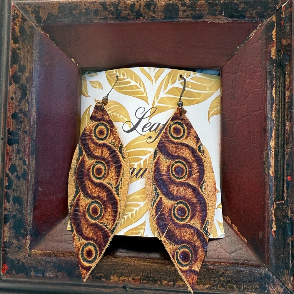 Bohemian Leather Earrings